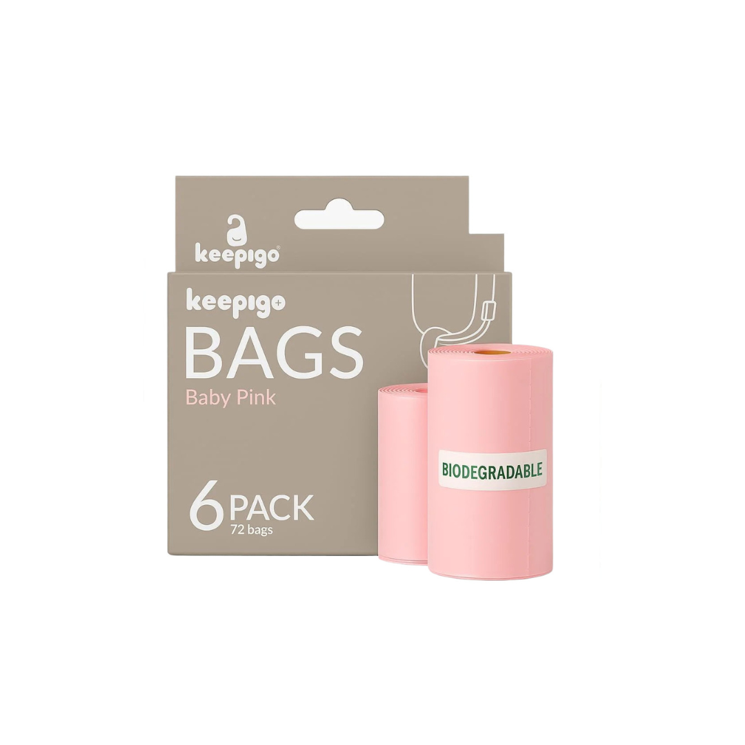 Repuestos de Bolsas de Pañales Desechables - Rosado | Keepigo