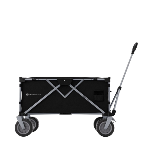 Carrito de transporte plegable Rollster - Black | Kinderkraft