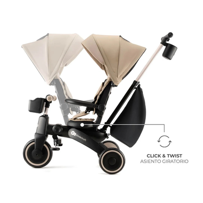 Triciclo Multifuncional Jazz 6 en 1 - Beige | Kinderkraft