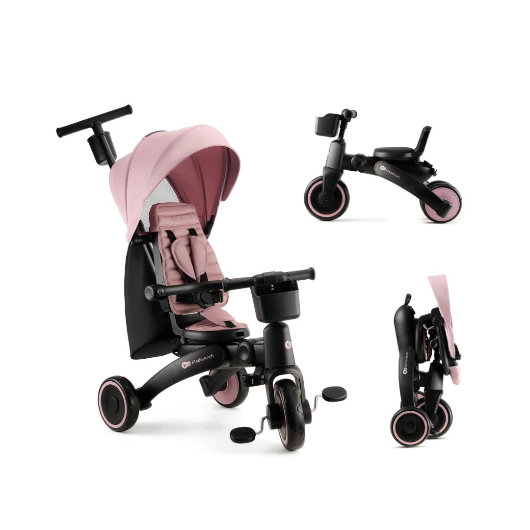 Triciclo Multifuncional Jazz 6 en 1 - Pink | Kinderkraft