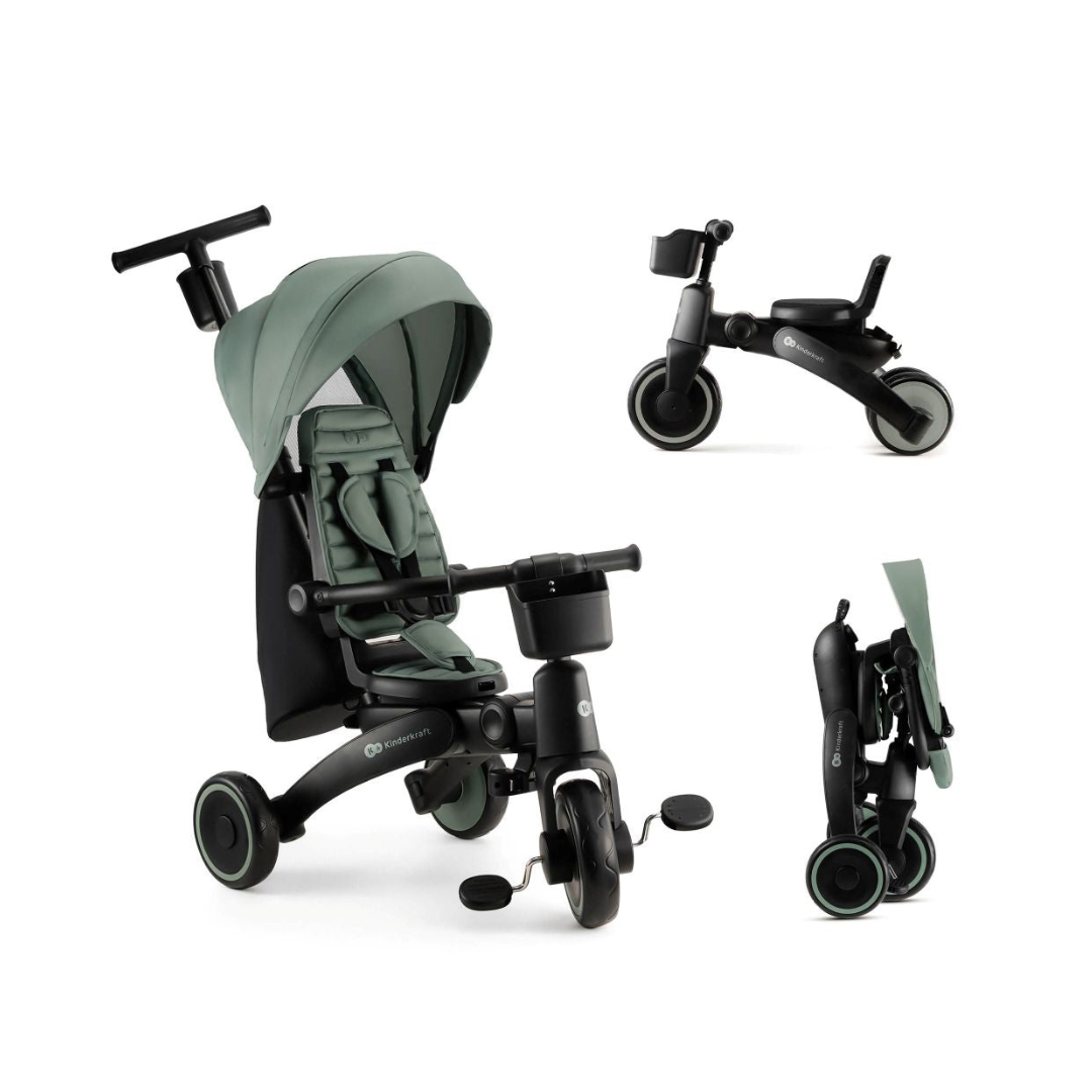 Triciclo Multifuncional Jazz 6 en 1 - Green | Kinderkraft