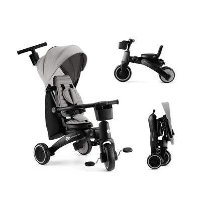 Triciclo Multifuncional Jazz 6 en 1 - Grey | Kinderkraft
