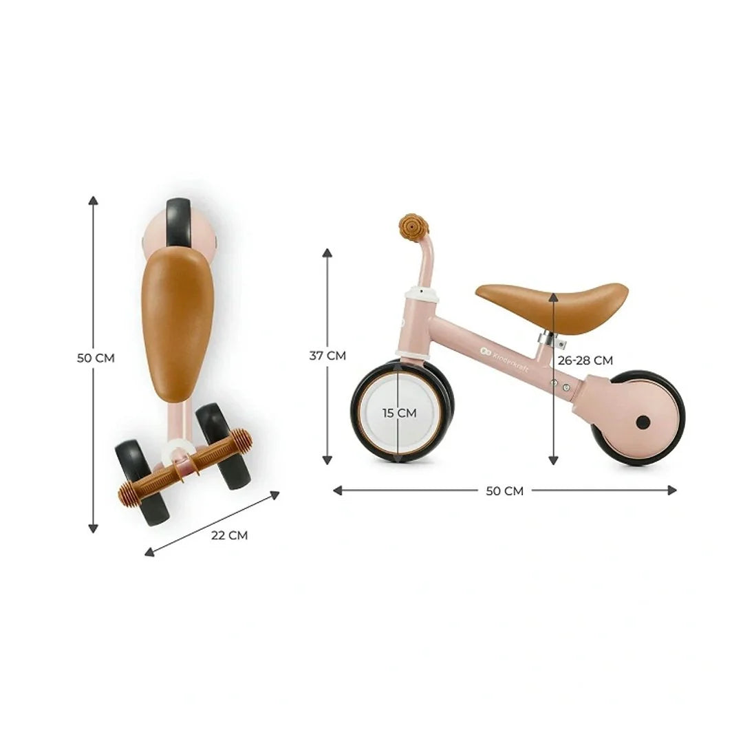 Balance Cutie Tricycle - Light Pink