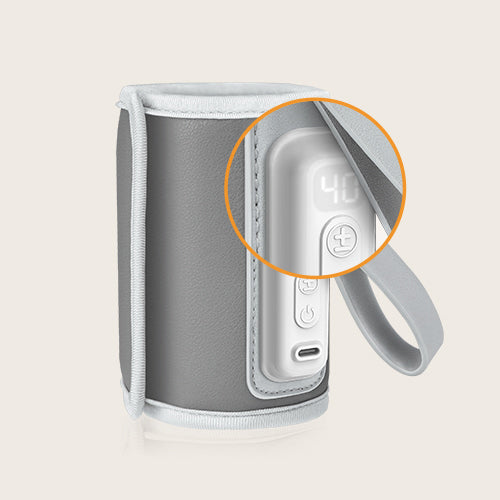 Calentador para Mamaderas Portátil Thermup Go - Grey Silver | Lionelo