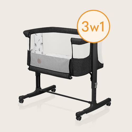 Cuna Colecho Aurora - Grey Graphite | Lionelo