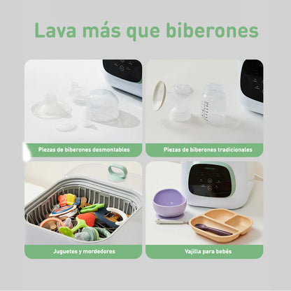 Lavadora y Esterilizadora de Mamaderas KleanPal Pro | MomCozy