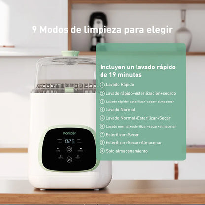 Lavadora y Esterilizadora de Mamaderas KleanPal Pro | MomCozy