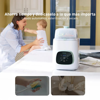 Lavadora y Esterilizadora de Mamaderas KleanPal Pro | MomCozy