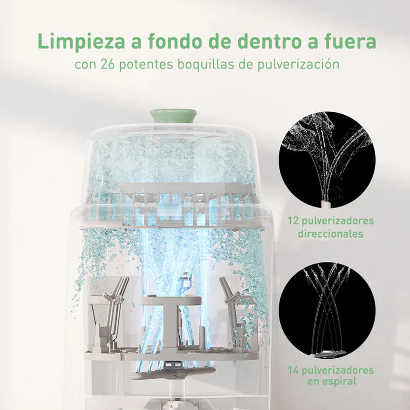 Lavadora y Esterilizadora de Mamaderas KleanPal Pro | MomCozy