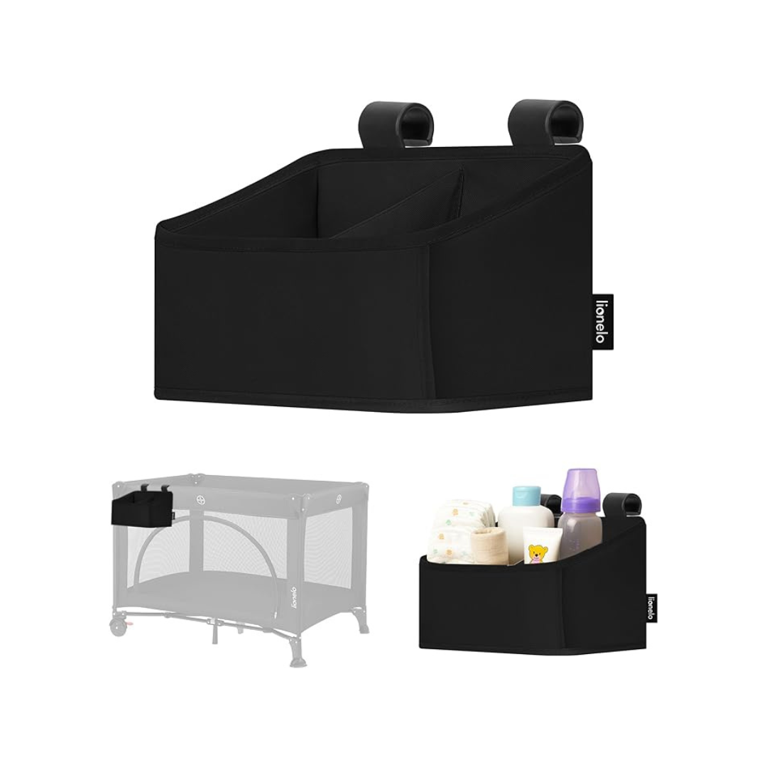Organizador de Pañales Sidepocket - Black | Lionelo