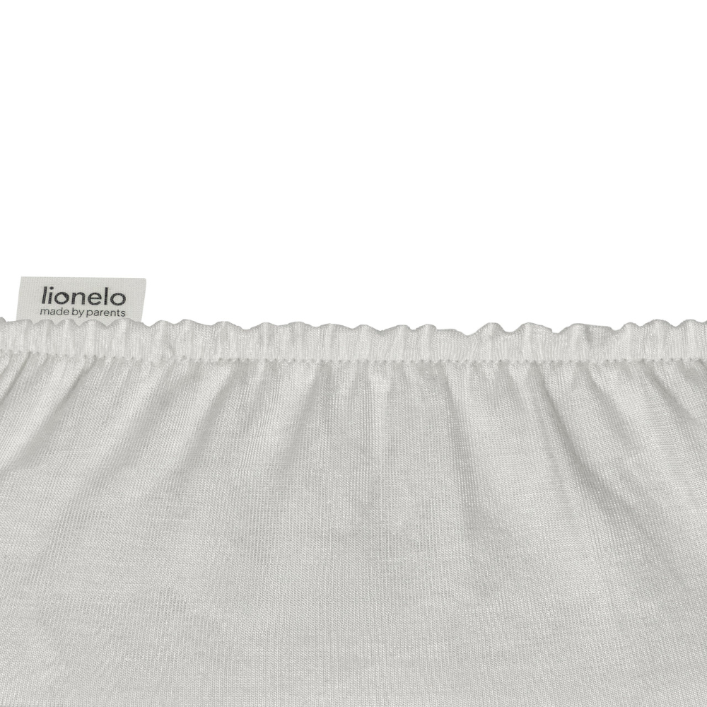 Pack de 2 Sábanas Bajeras Bamboo 118x60 cm - Off White/Grey | Lionelo