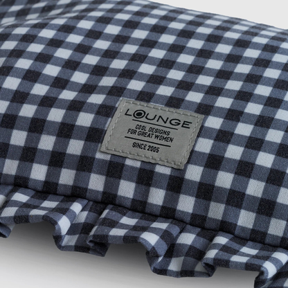 Estuche Canvas - Vichy Negro | Lounge