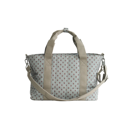 Bolso Organizador Coche - Celeste con Flores | Lounge