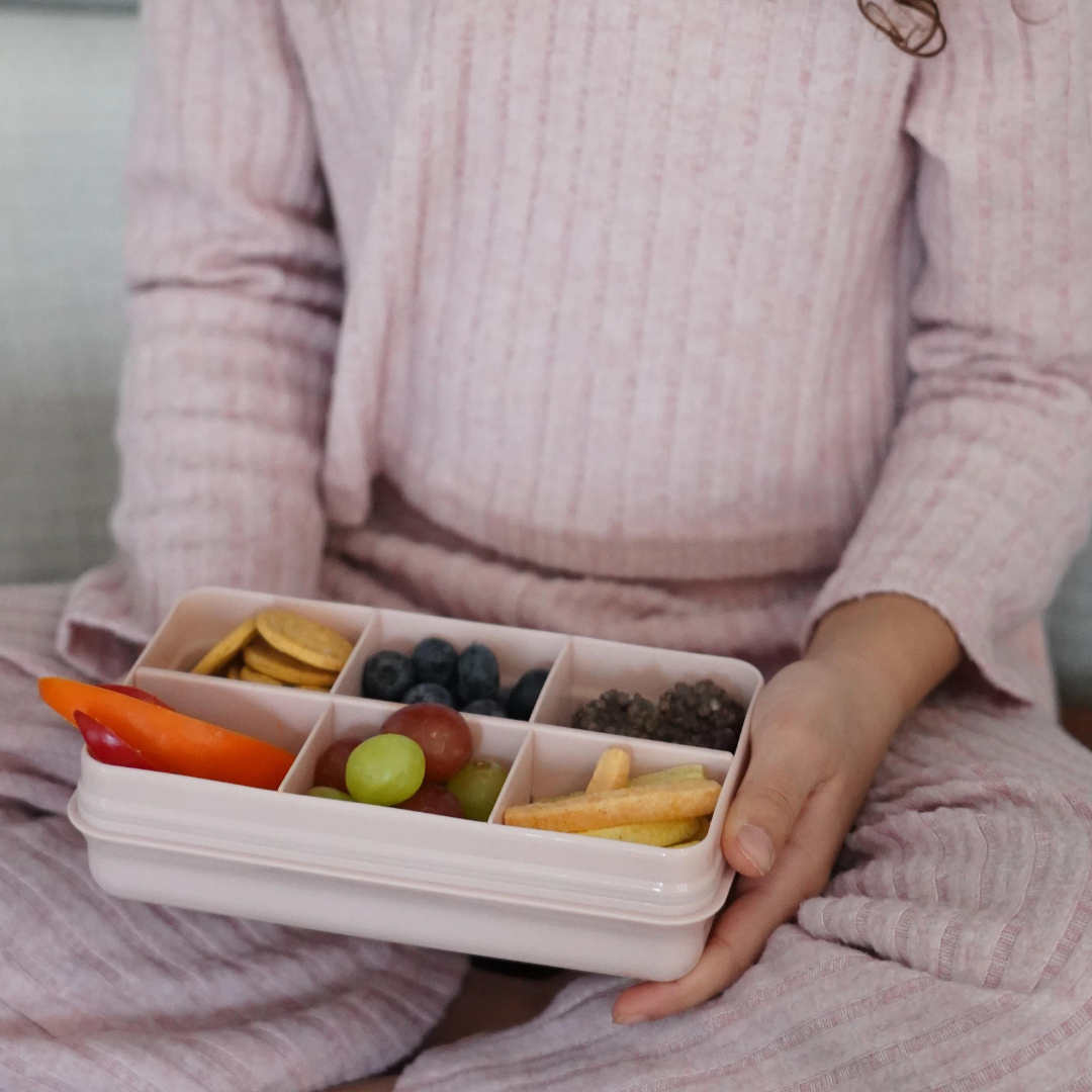 Caja Contenedora para Snacks Mini  - Rosa