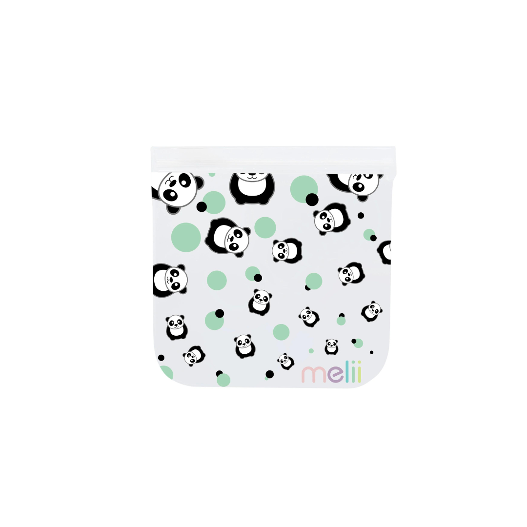 Reusable Snack Bags - 4 Pack - Bear and Panda