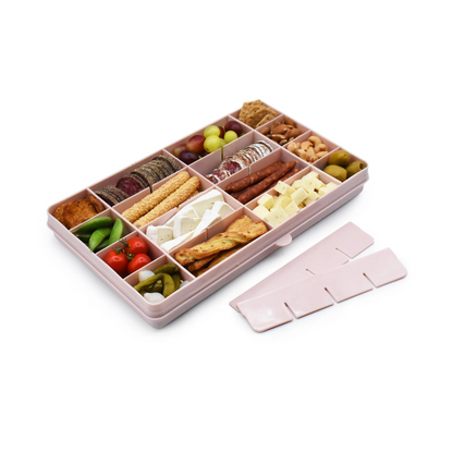 Caja Contenedora para Snacks XL  - Rosa