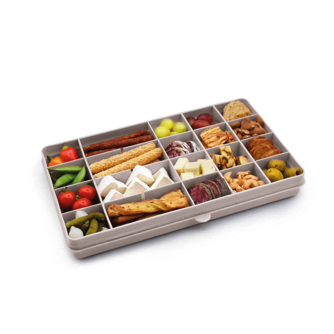 Caja Contenedora para Snacks XL  - Gris