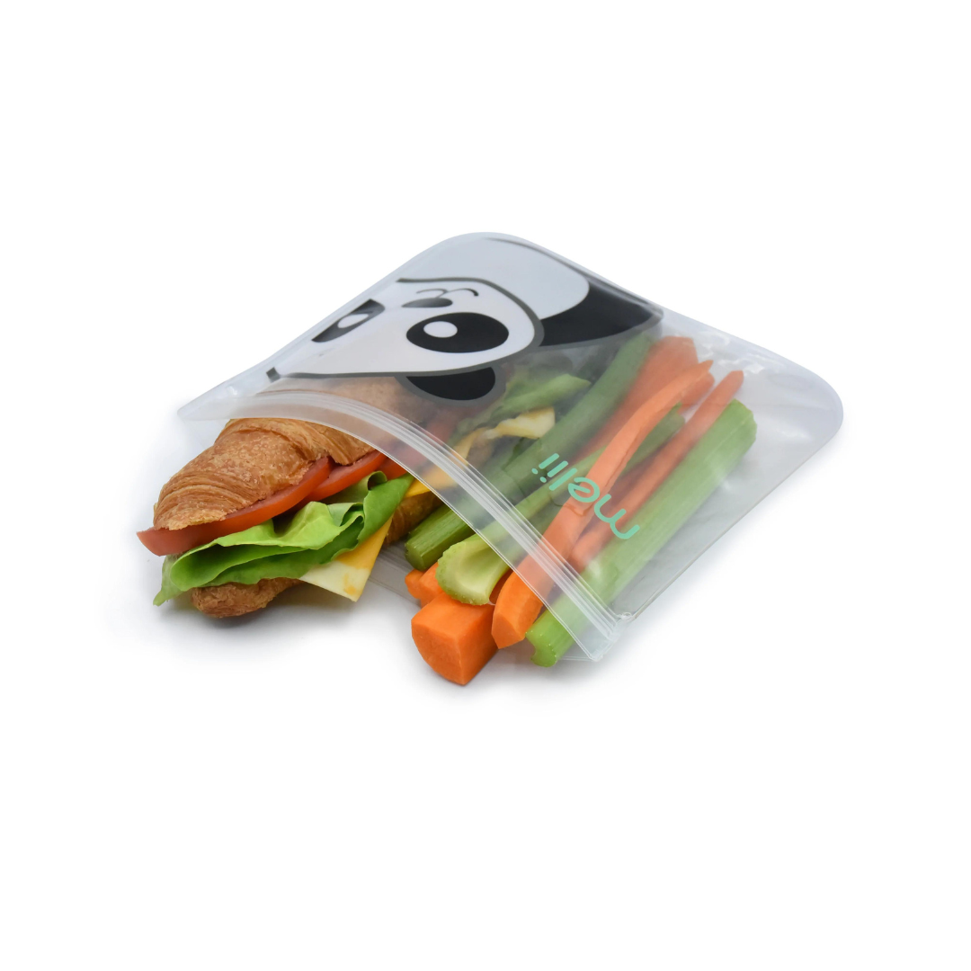 Reusable Snack Bags - 4 Pack - Bear and Panda