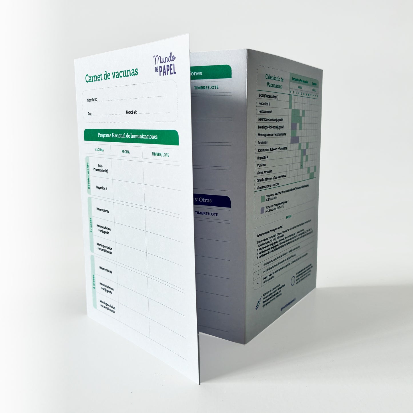 Cuaderno de Salud - Oso Perezoso - 3ra Edición | Mundo de Papel