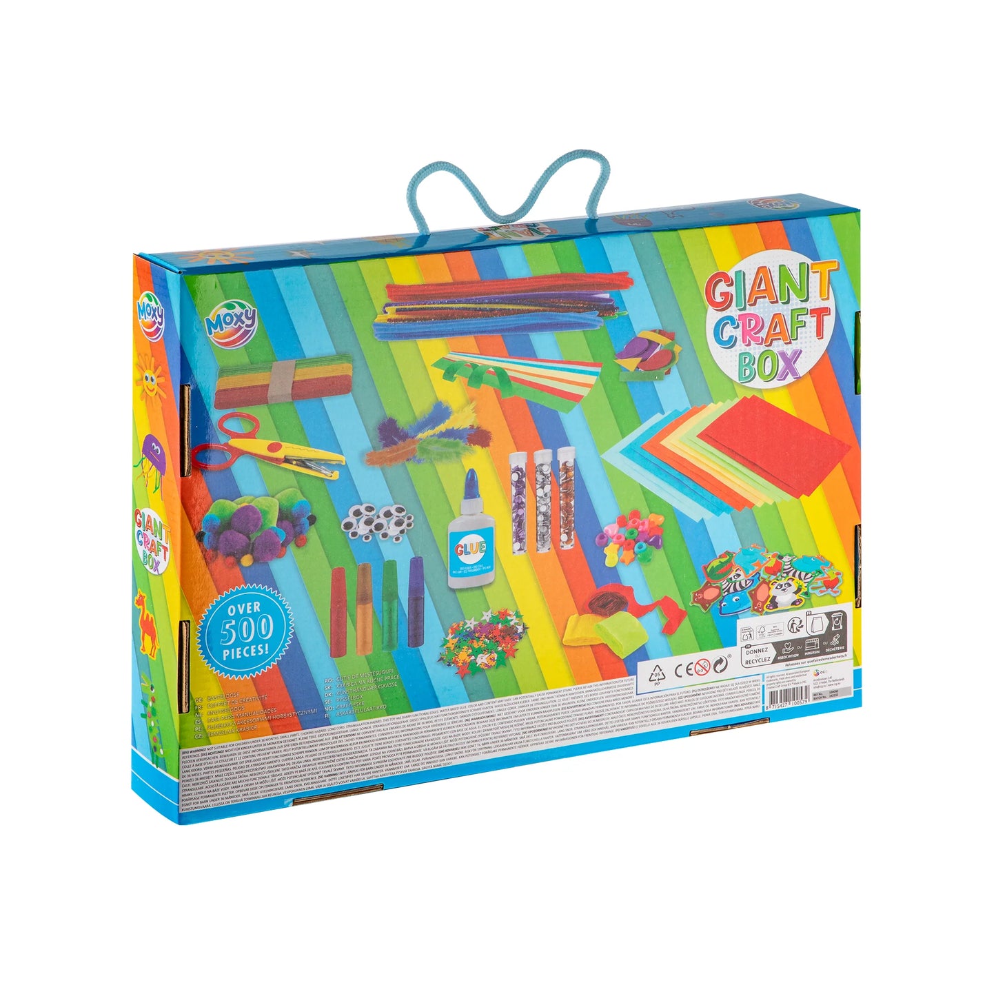 Caja Gigante de Manualidades - Celeste | Moxy