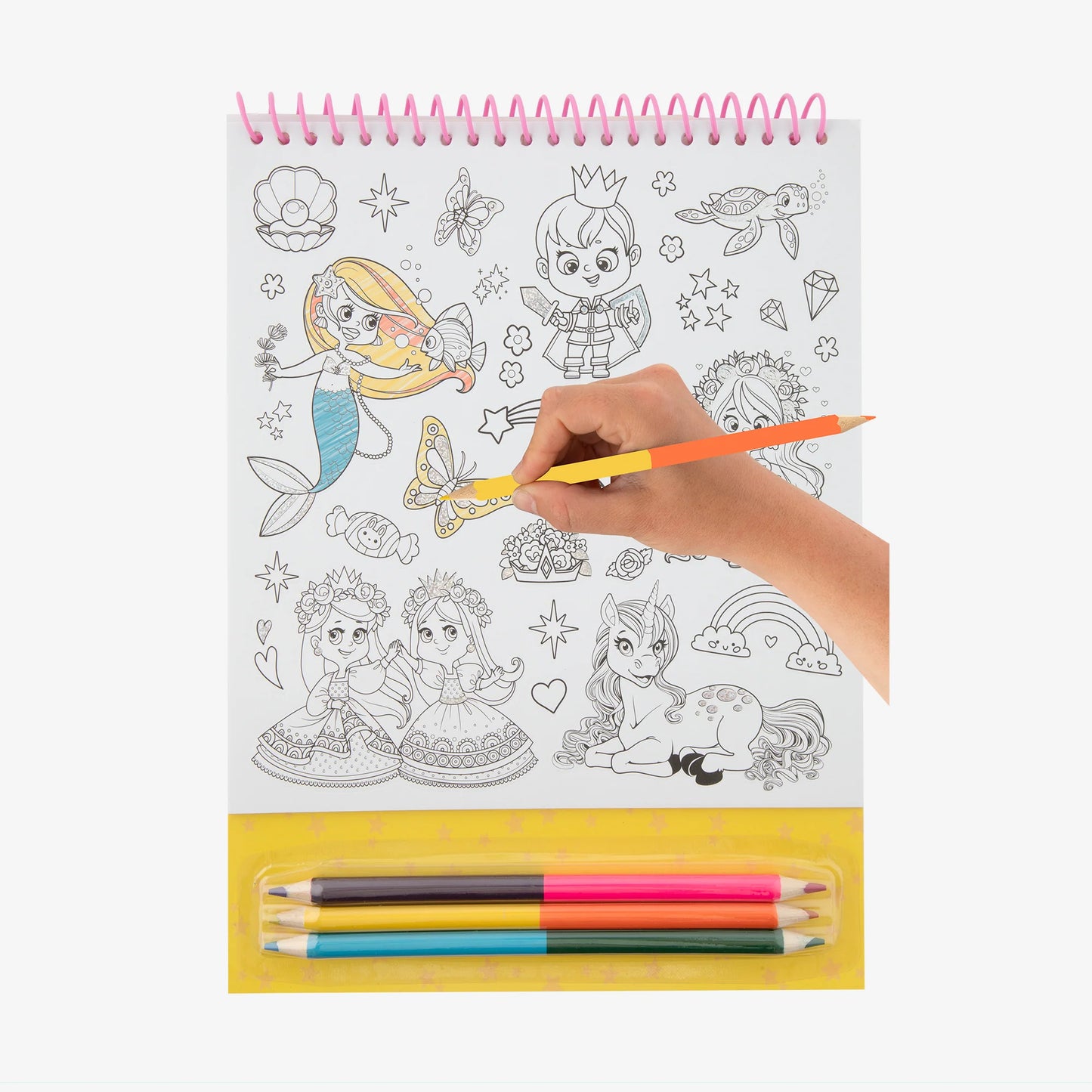 Colorea tus Propios Stickers - Rosado | Moxy