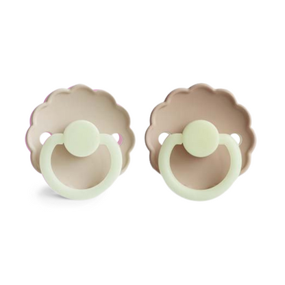 Natural Rubber Pacifier - Moon - Sage