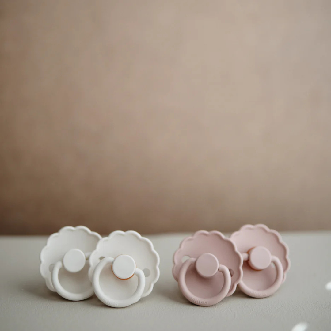 Natural Rubber Pacifier - Moon - Sage