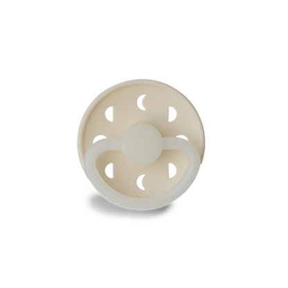 Chupete de Latex - Moon Phase - Night - Cream