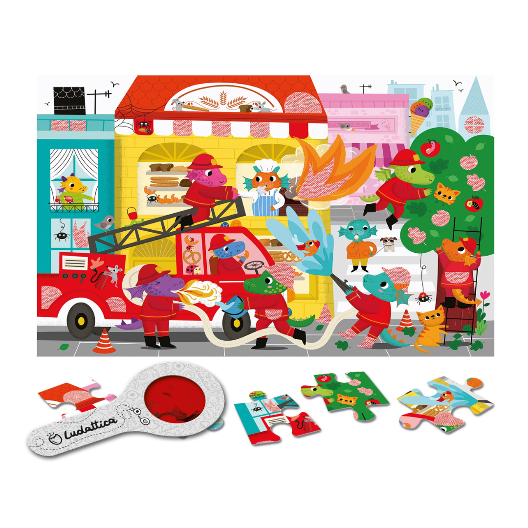 Puzzle Secreto Los Bomberos | Ludattica