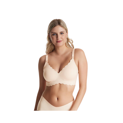 Sostén de Lactancia Jelly Strip - Crema | MomCozy