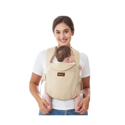 Portabebé Ergonómico WeeSnug para Recién Nacido - Khaki | MomCozy