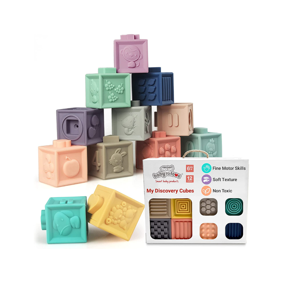 12 Cubos Suaves Educativos | Baby to Love