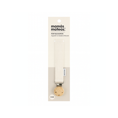 Portachupete de Algodón  - Beige | Mamás Mateas