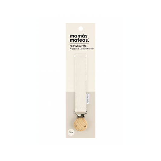 Portachupete de Algodón  - Beige | Mamás Mateas