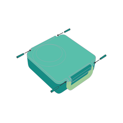 Pin de Repuesto Bisagra y Cierre para OmieBox - Green | Omie