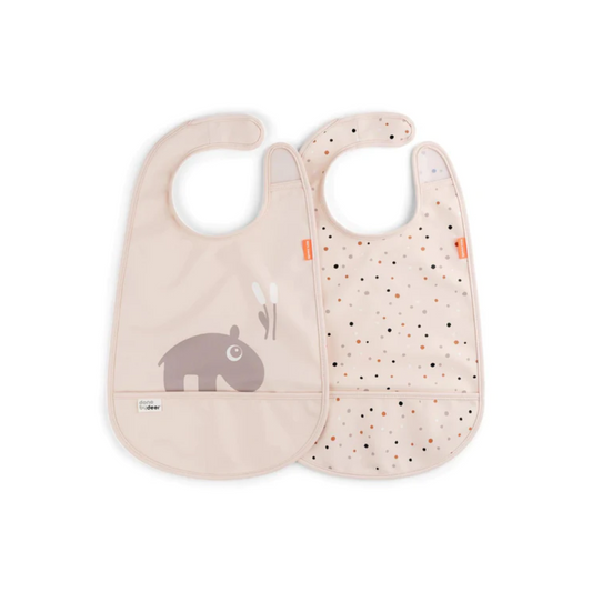 Set de 2 Baberos - Ozzo - Rosa | Done by deer