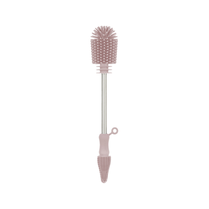 Cepillo de Silicona para Limpieza de Mamaderas - Palo Rosa | haakaa