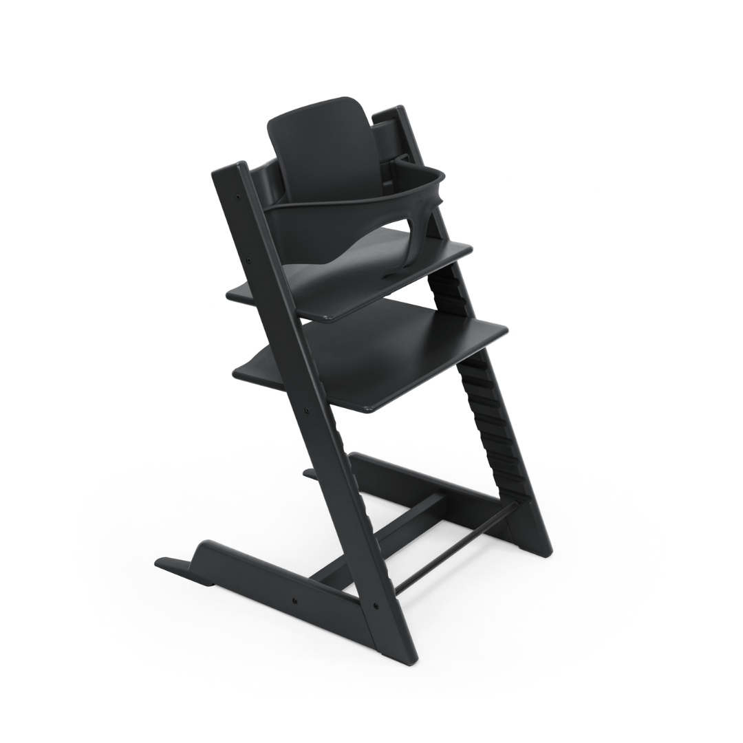 Pack Silla Tripp Trapp® + Baby Set - Black | Stokke