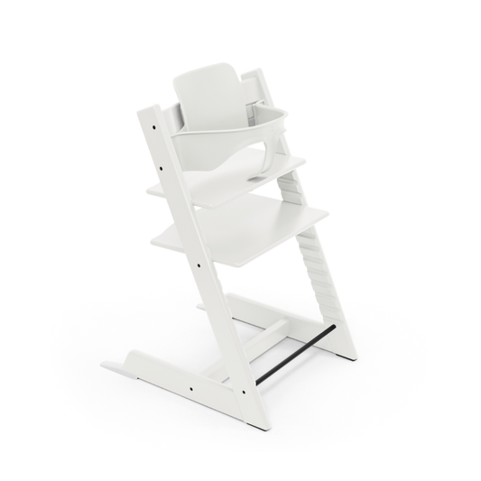 Pack Silla Tripp Trapp® + Baby Set - White | Stokke