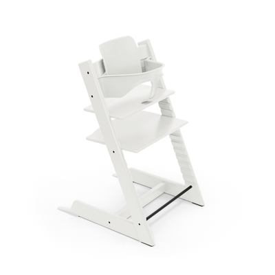 Pack Silla Tripp Trapp® + Baby Set - White | Stokke