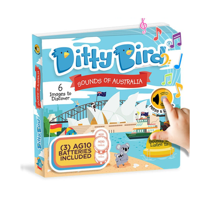 Libro Interactivo Musical - Sounds of Australia | Ditty Bird