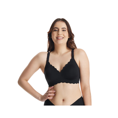 Sostén de Lactancia Jelly Strip - Negro | MomCozy