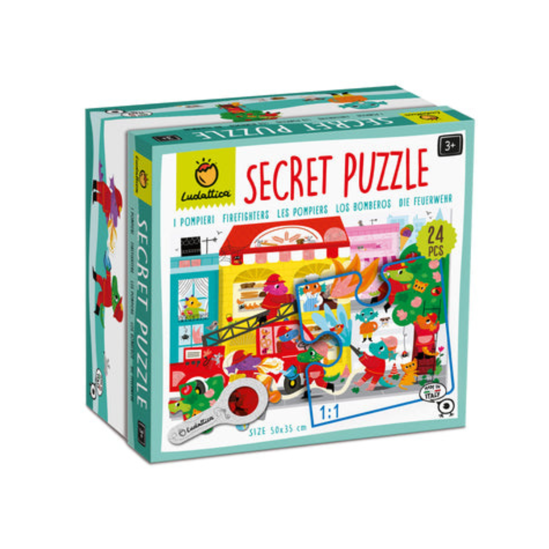 Puzzle Secreto Los Bomberos | Ludattica