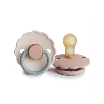 Natural Rubber Pacifier - Moon - Sage