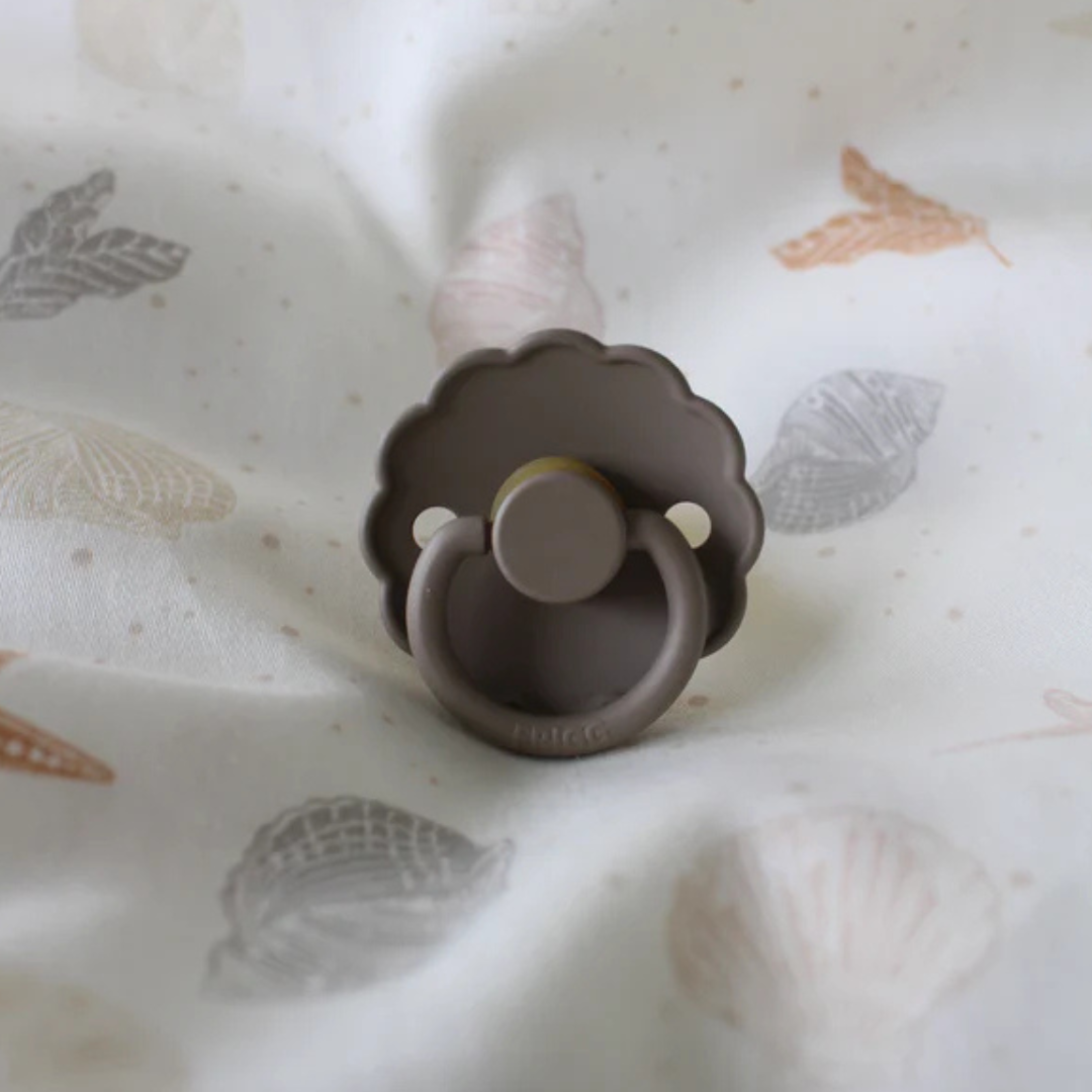 Natural Rubber Pacifier - Moon - Sage