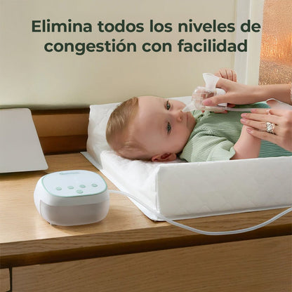 Aspirador Nasal Eléctrico 2 en 1 de Grado Hospitalario BreezyClear Pro | MomCozy