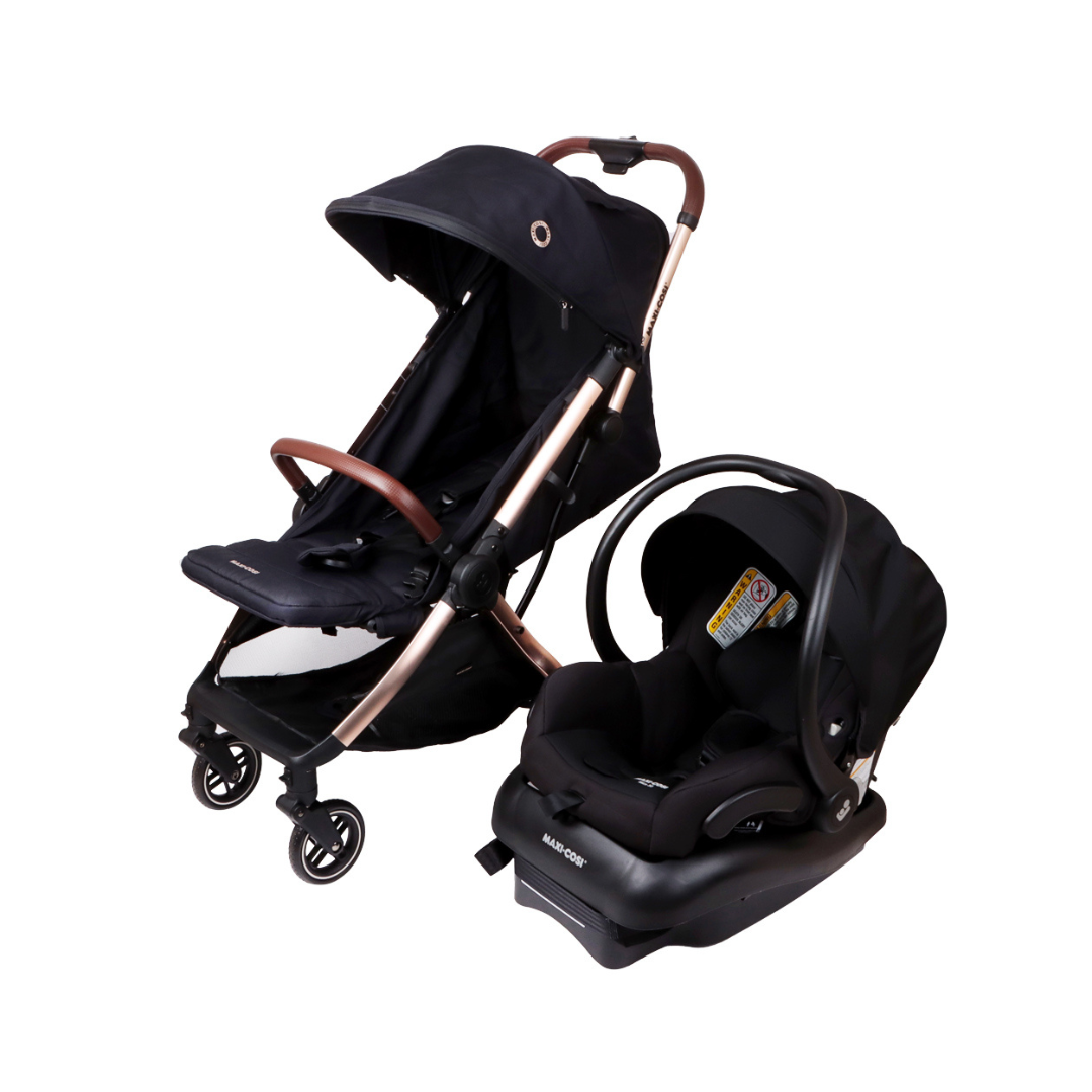 Coche Travel System Eva3 Essential - Black Champagne