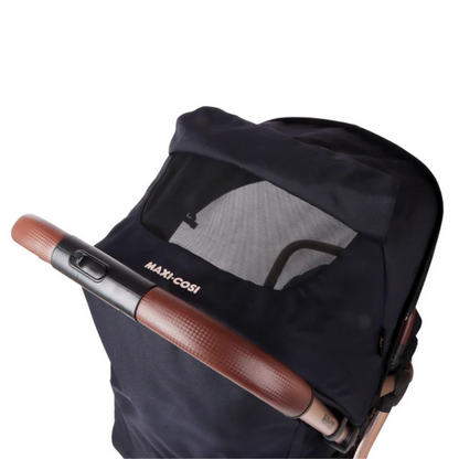 Travel System Coche Eva 3 + Silla Cabriofix - Black Champagne | Maxi Cosi