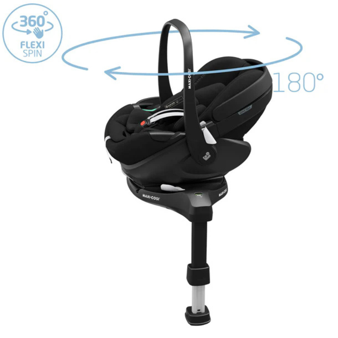 Silla Nido Pebble 360 Pro + Base FamilyFix 360 Pro SlideTech® | Maxi Cosi