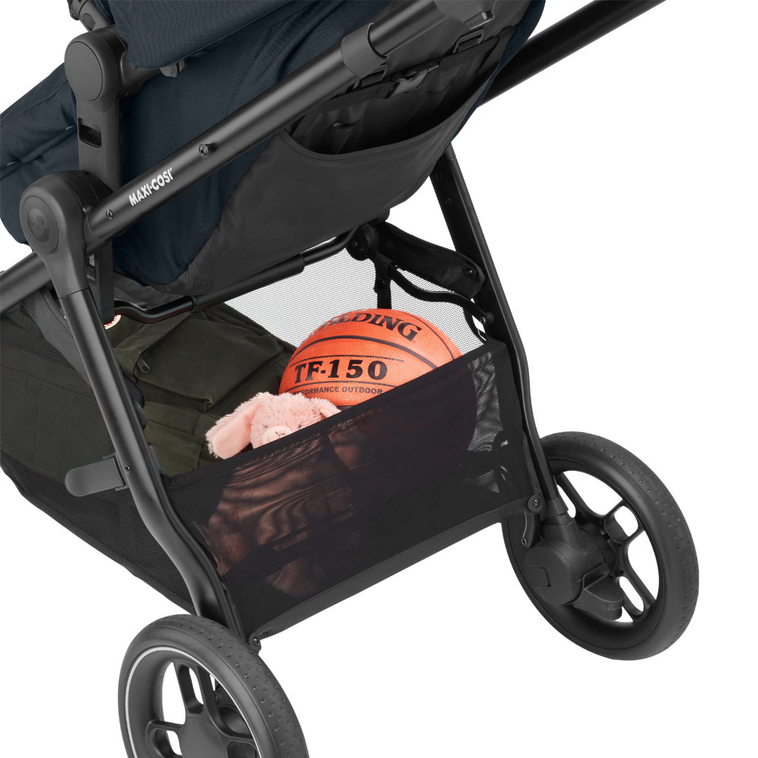 Travel System Coche Zelia 3 + Silla Nido Pebble 360 + Base FamilyFix - Essential Grey | Maxi Cosi